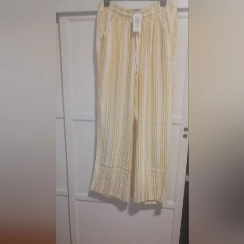 NWT Size 0 Torrid Sunny Striped Wide Leg Pants - Picture 5 of 8